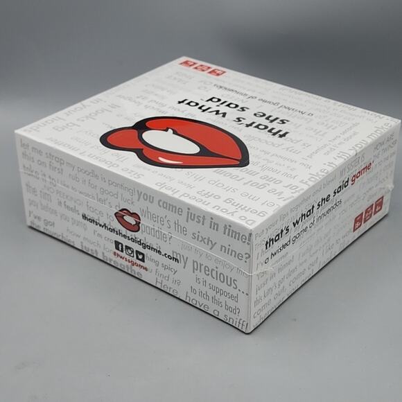 Party Game of Innuendos "Thats What She Said" Sealed Brand New Cards Bucks Hens - Picture 10 of 12